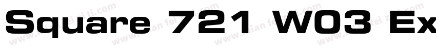 Square 721 W03 Extended字体转换